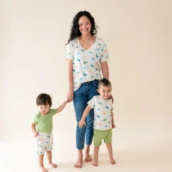 Toddler Basic Tee in Ecru Roar