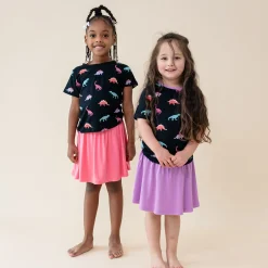 Toddler Basic Tee in Midnight Roar