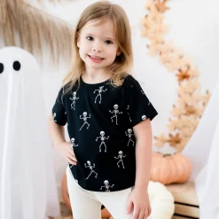 Toddler Basic Tee in Skeleton