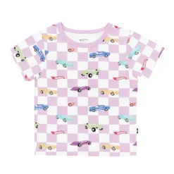Toddler Basic Tee in Sparkles and Speed
