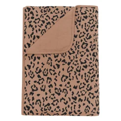 Toddler Blanket in Latte Leopard 1.0