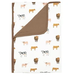 Toddler Blanket in Moo 1.0