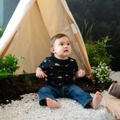Toddler Crew Neck Tee in Under the Stars
