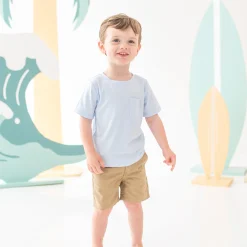 Toddler Crew Neck Tee in Mist