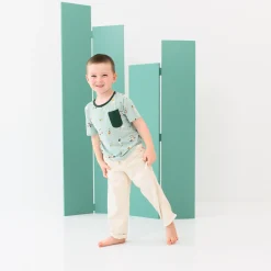 Toddler Crew Neck Tee in Golf