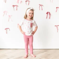 Toddler Crew Neck Tee in Bow