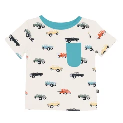 Toddler Crew Neck Tee in Vintage Truck