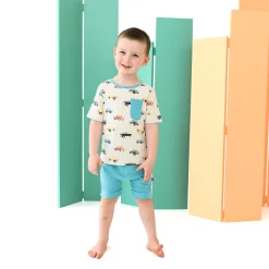 Toddler Crew Neck Tee in Vintage Truck
