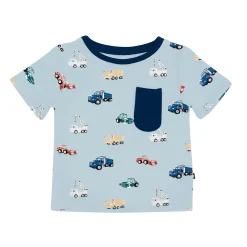 Toddler Crew Neck Tee in Construction