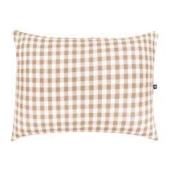 Toddler Pillowcase in Gingham Bisque