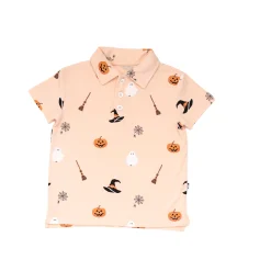 Toddler Short Sleeve Polo in Bewitched