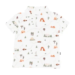 Toddler Short Sleeve Polo in Road Trip