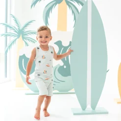 Toddler Tank Top in Dew Surf