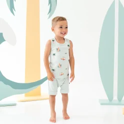 Toddler Tank Top in Dew Surf