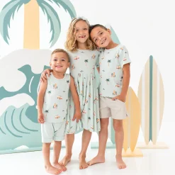 Toddler Tank Top in Dew Surf