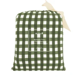 Twin Sheet in Gingham Fir