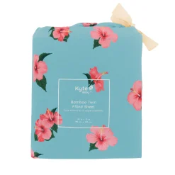 Twin Sheet in Hibiscus
