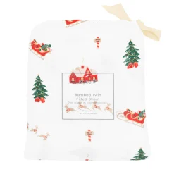 Twin Sheet in Santa Sleigh