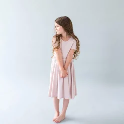 Twirl Dress in Blush