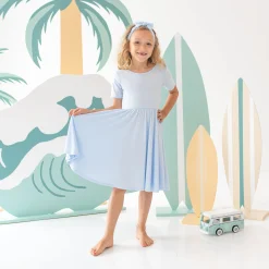Twirl Dress in Mist