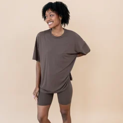 Women’s Biker Short Set in Espresso