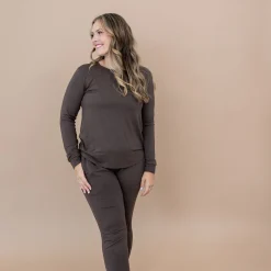 Women's Jogger Pajama Set in Espresso
