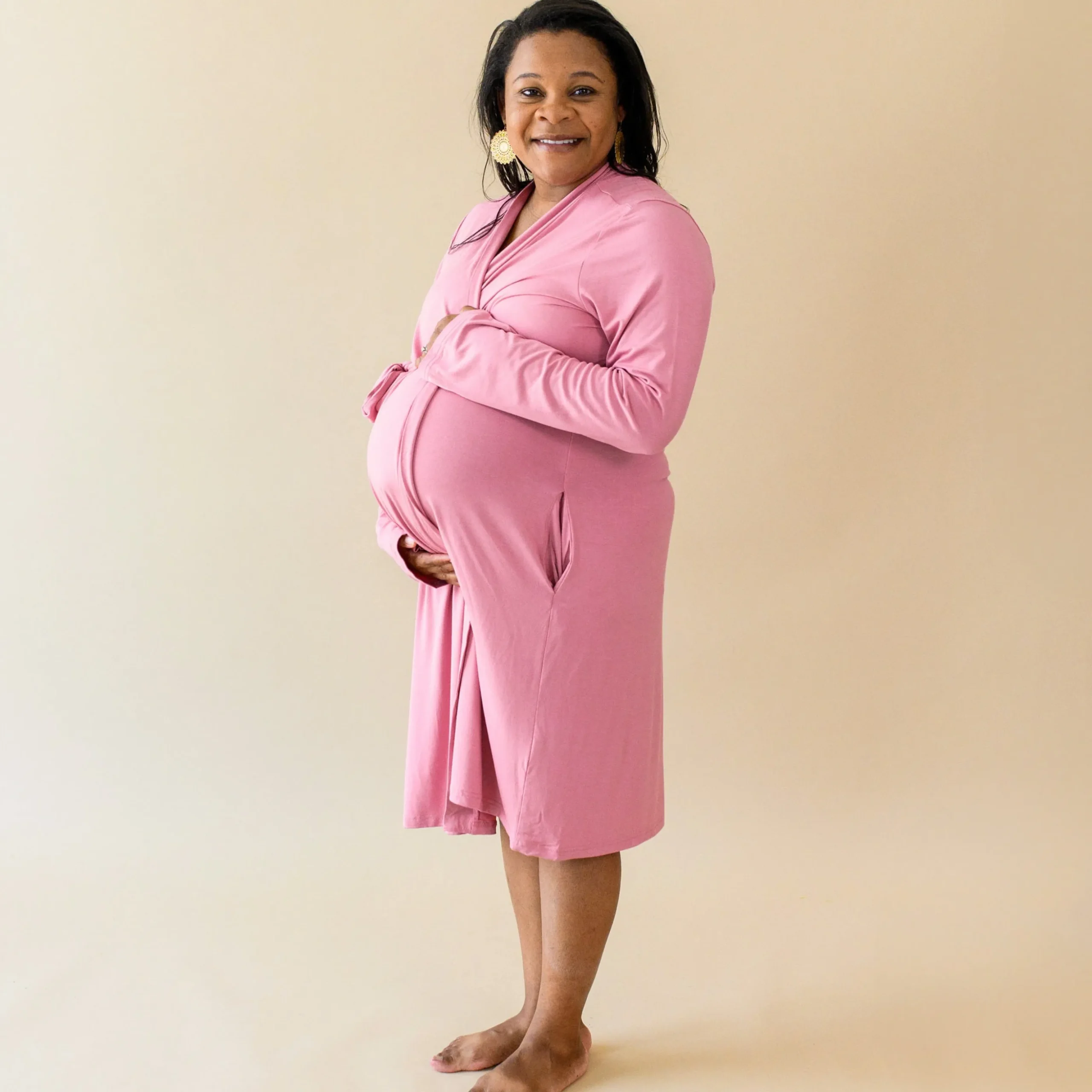 Women’s Lounge Robe in Apple Blossom