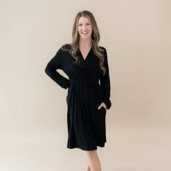 Women’s Lounge Robe in Midnight