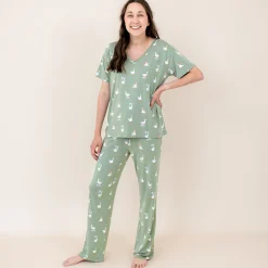 Women's Relaxed Fit V-Neck in Silly Goose