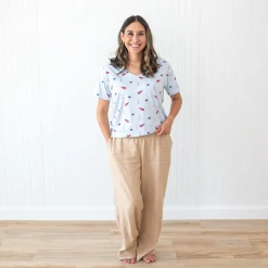 Women's Relaxed Fit V-Neck in Harbor