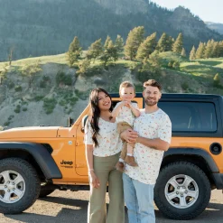 Women's Relaxed Fit V-Neck in Road Trip