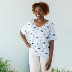 Women's Relaxed Fit V-Neck in Yosemite