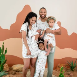 Women's Short Sleeve Pajama Set in Road Trip