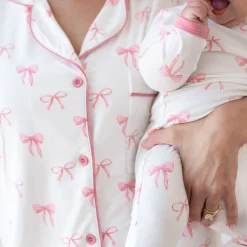Women’s Short Sleeve Pajama Set in Bow