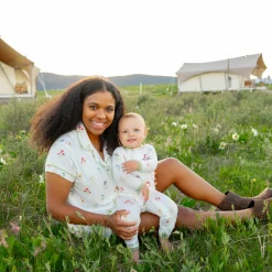 Women’s Short Sleeve Pajama Set in Wildflower