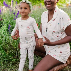 Women’s Short Sleeve Pajama Set in Wildflower