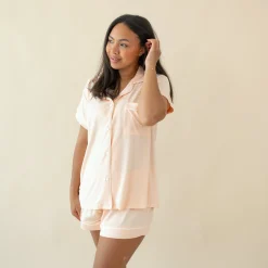 Women's Short Sleeve Pajama Set in Canyon