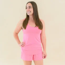 Women’s Tank Set in Guava