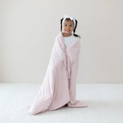 Youth Blanket in Blush 2.5