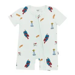 Zipper Shortall Romper in Superman™