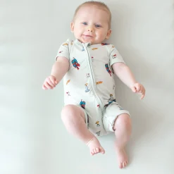 Zipper Shortall Romper in Superman™