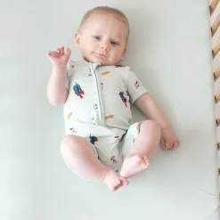 Zipper Shortall Romper in Superman™