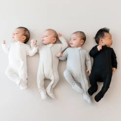 Zippered Footie in Cloud