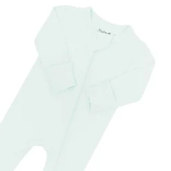 Zippered Footie in Dew