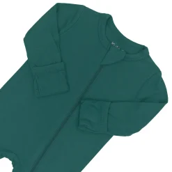 Zippered Footie in Emerald