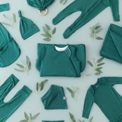 Zippered Footie in Emerald