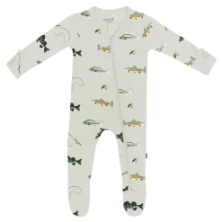 Zippered Footie in Fishing