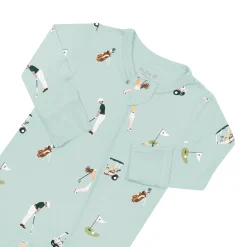 Zippered Footie in Golf