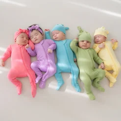 Zippered Footie in Makai