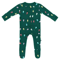 Zippered Footie in Merry and Bright